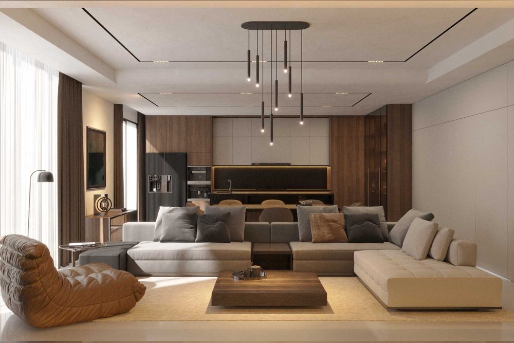 Linea Design – projekt wnętrz mieszkania lub domu | Wizualizacje 3D