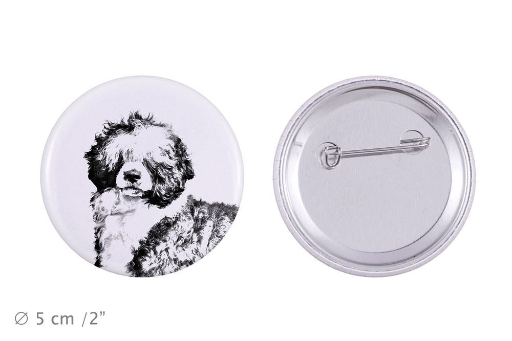 Portugalski pies dowodny przypinka z psem duża Art-Dog