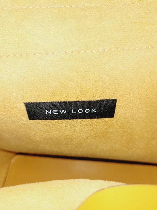New Look nowy plecak shopper bag musztardowy