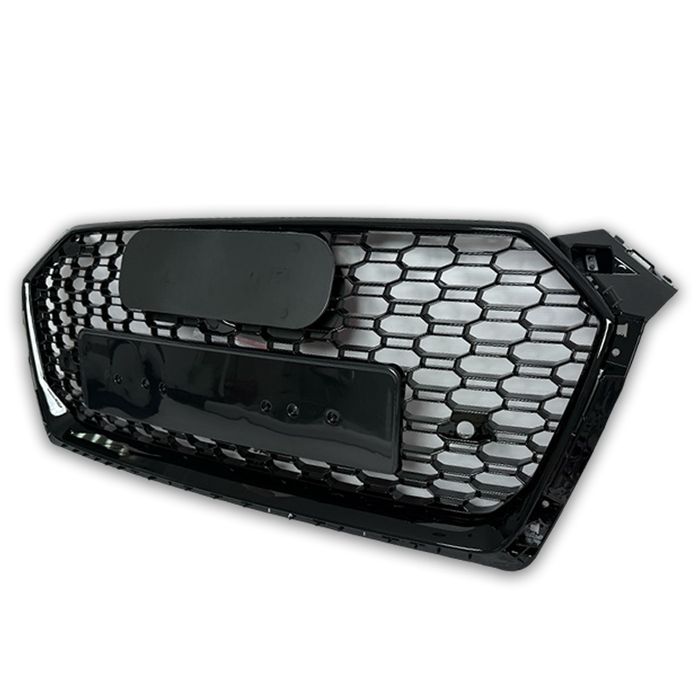 Audi A5 F5 Gril Atrapa Chłodnicy Plaster Miodu 16-19 PDC Kamera Czarny