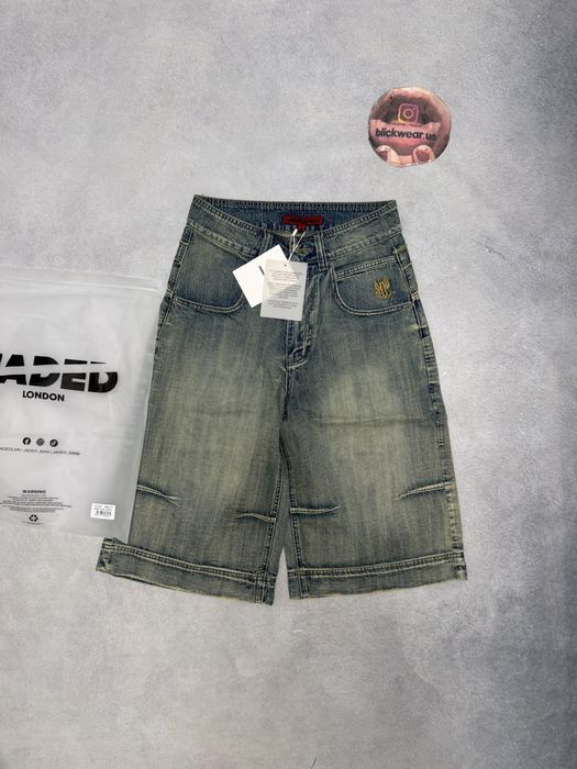 шорты Jaded london Double shorts шорти джинсовые  acne studios vetements balenciaga rick owens