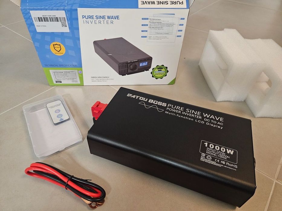 Inversor onda pura 12 v 220 v potência 1000 W