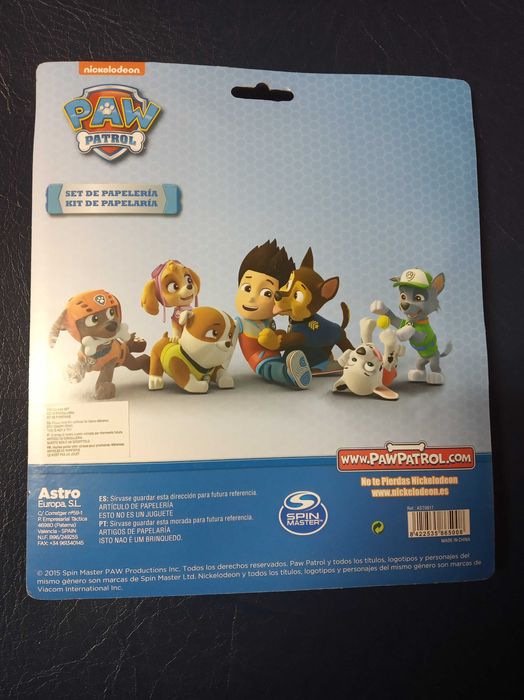 Patrulha Pata Kit Inverno + Kit Escolar + Livro Actividades