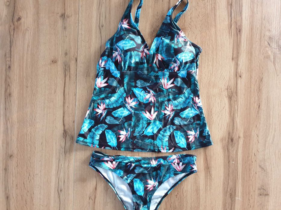 Nowy strój kąpielowy, dwuczęściowy, tankini, rozmiar M, 38