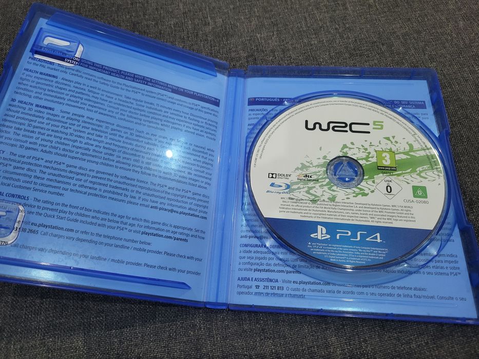 Jogo PS4 WRC 5 usado
