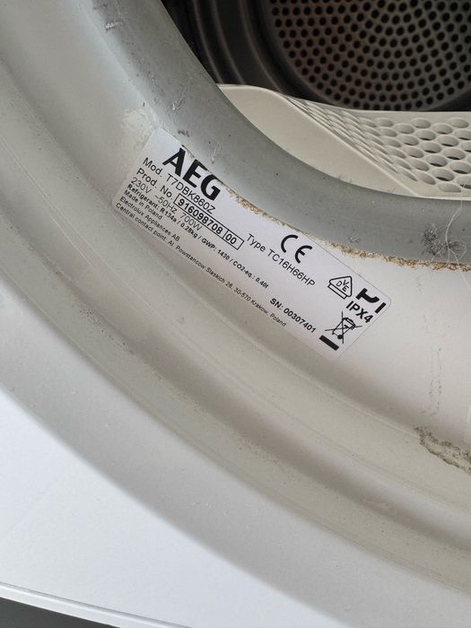 Máquina de Secar AEG Série 7000 SensiDry 8 kg A++ – Bomba de Calor