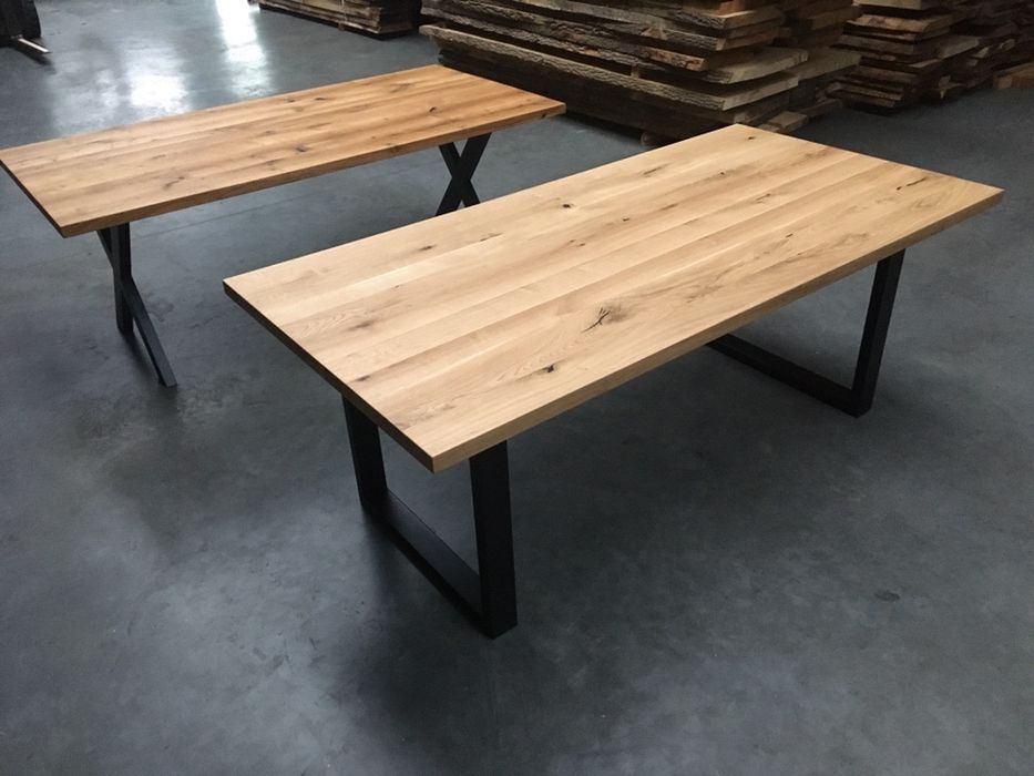 stół dębowy loft industrial skandynawski lity