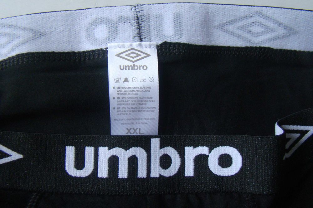 Bokserki męskie UMBRO czarne 2 Pack r. XL