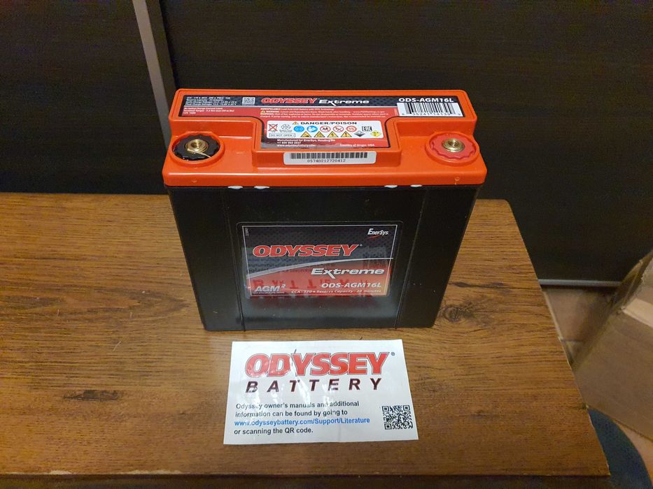 Акумулятор Odyssey Extreme AGM2 TTPL ODS-AGM16L 12V 16Ah PC680