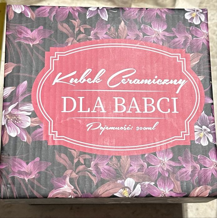 Kubek ceramiczny dla Babci. Prezent na Dzień Babci