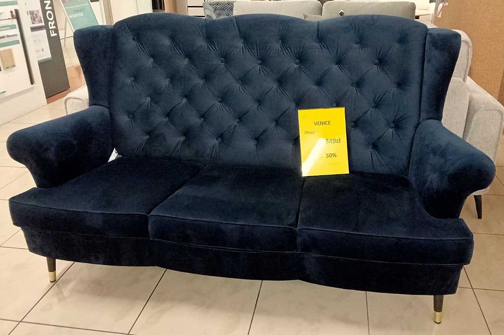 stylowa sofa Venice PUSZMAN wyprzedaż