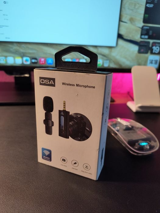 Безпровідні петличні мікрофони чистий звук шумозаглушення