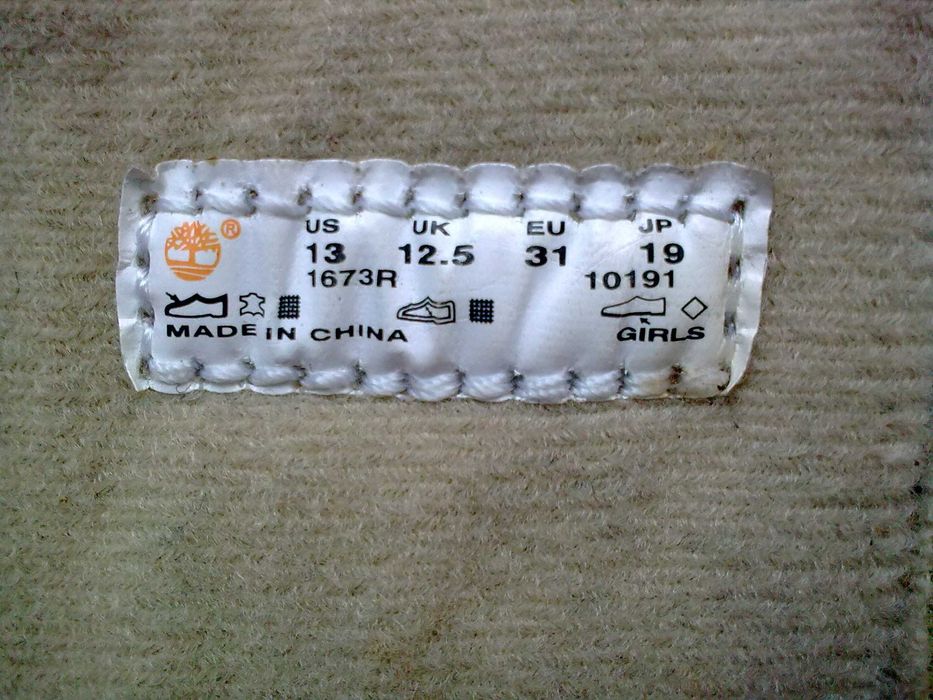 Сапожки замшевые TIMBERLAND для девочки.Оригинал.31 размер.Осень/весна