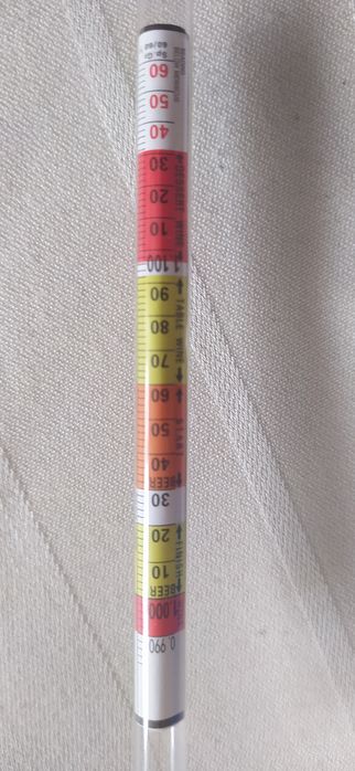 Гідрометр для домашнього вина,пива,сидр,спирт.