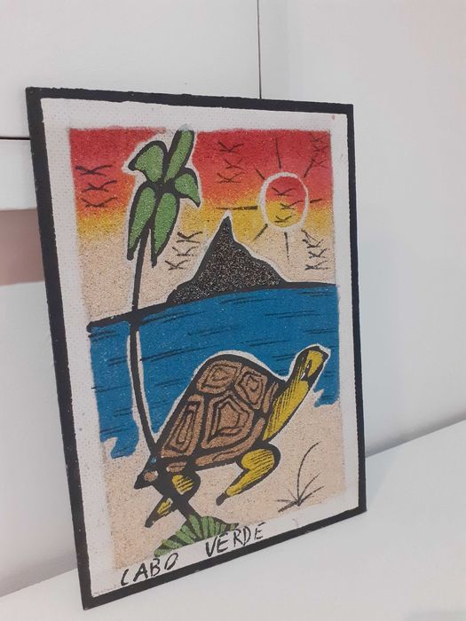 Quadro artesanal de Cabo Verde