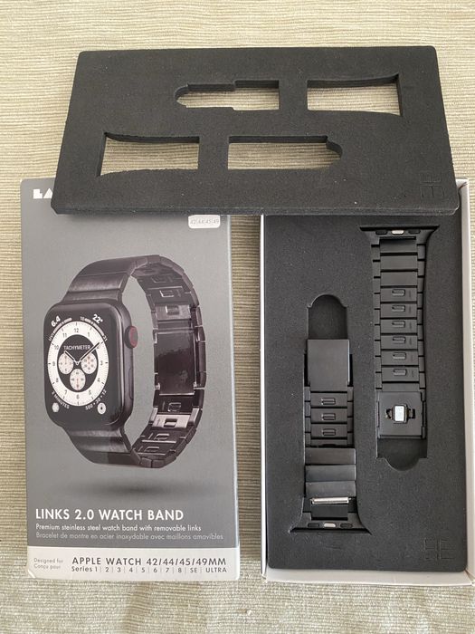 Pulseira Laut Links 2.0 - Preto (Apple Watch)