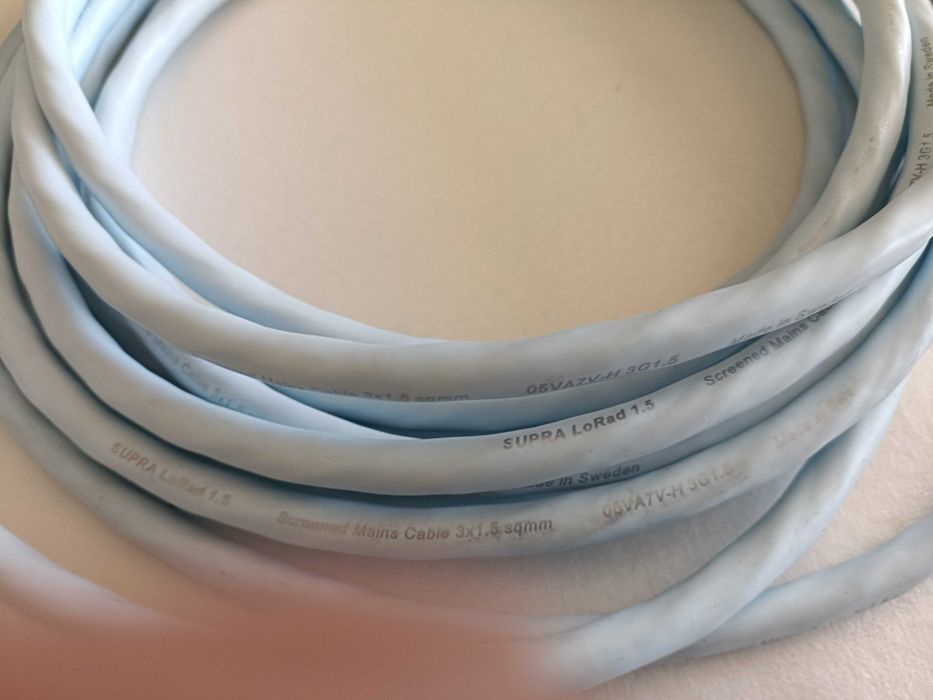 Cabo de alimentação SUPRA LoRad 3X1,5mm2 - 6,20 m