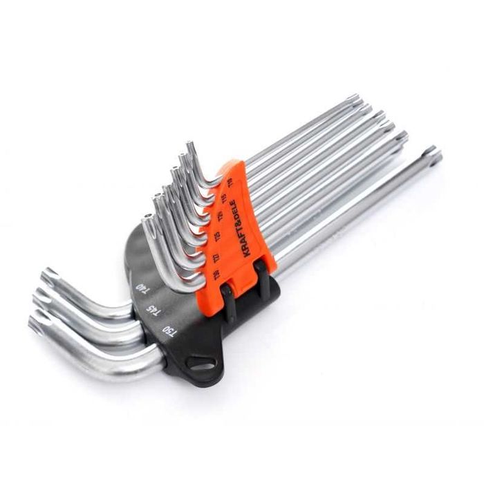 ZESTAW IMBUSÓW TORX 9 imbusów gwiazdkowych długich KD11933