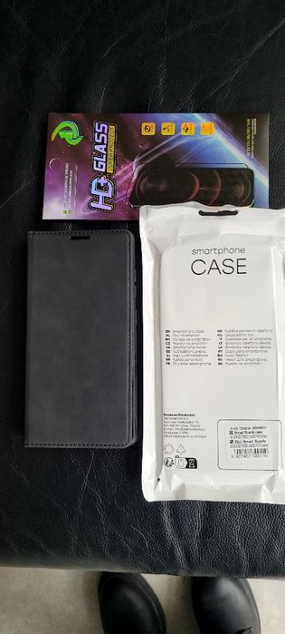 Etui S20 FE 5G  samsung czarne+szkło ochronne