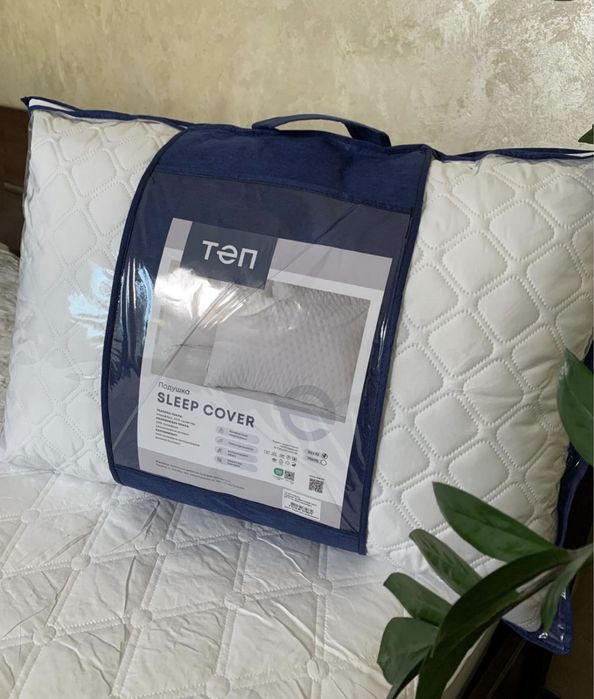 Фабричні подушки холофайбер теп Sleep Cover съемный чехол 50*70 70*70