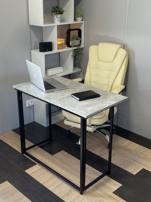 Стіл трансформер, розкладний, компютерний, графітовий 100 см