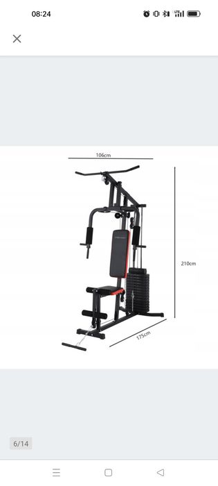 Atlas do ćwiczeń corciano 65kg stos
