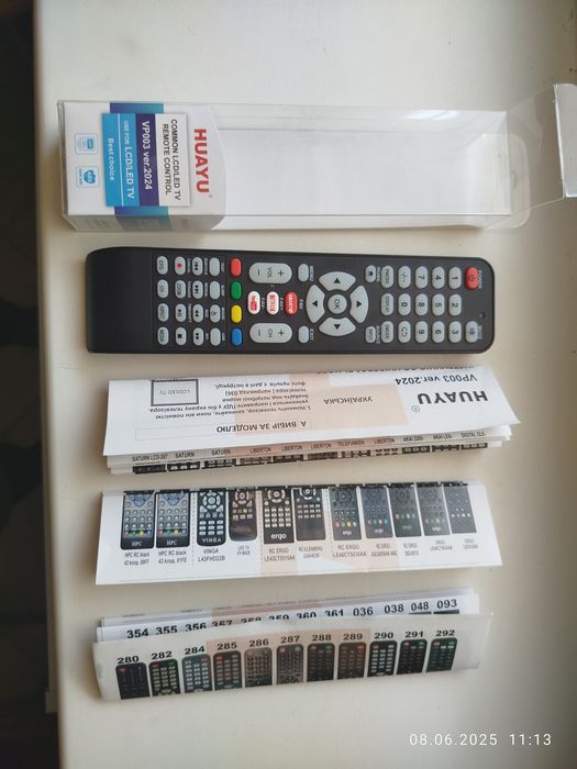 Універсальний пульт для телевізора. Новий