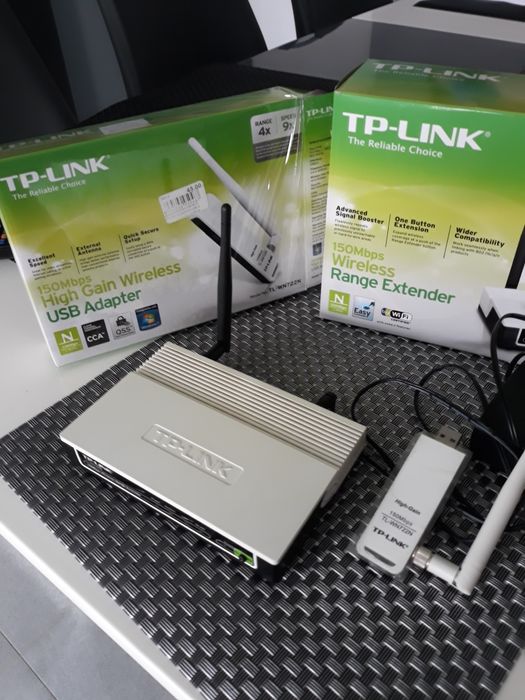 Zasilacz wzmacniający z adapterem TP Link