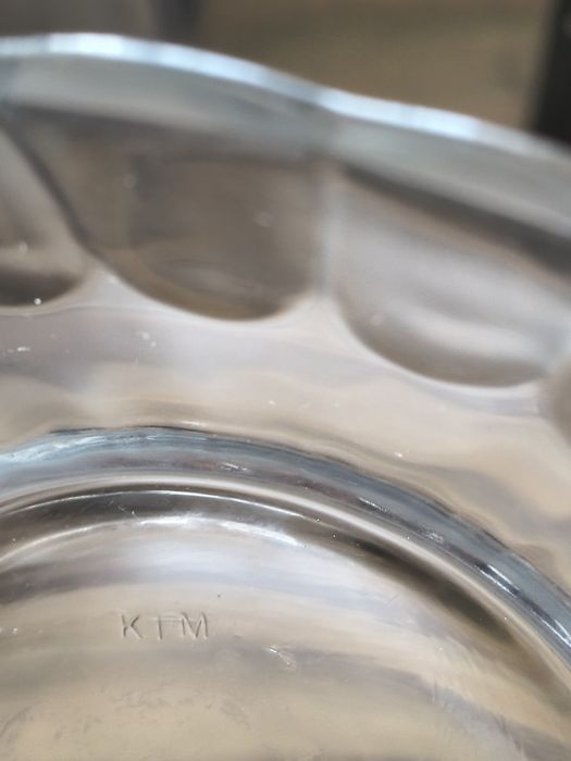 Szklane miski kim glass retro indonesia wintage
