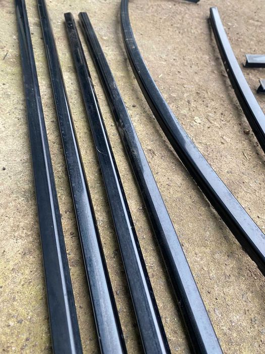 Молдинги дверей BMW E60 Shadow Line накладка молдинг БМВ Е60 Чорні