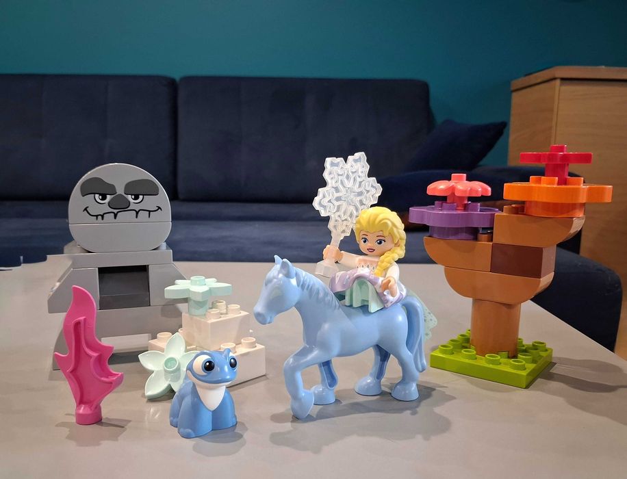 LEGO DUPLO zestaw 10 zestawów – wóz strażacki, kamper, Elsa, zwierzątka