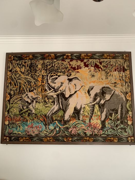 Quadro - tapete elefante  - 1,70 x1,20m