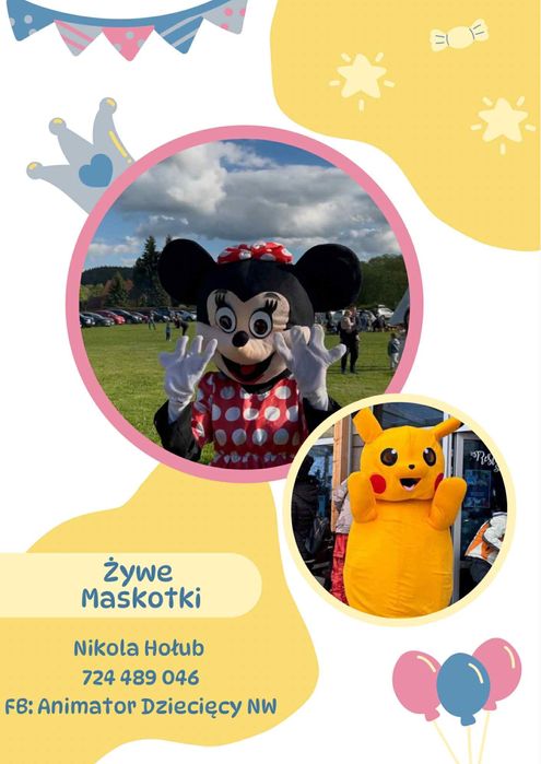 Animator dla dzieci, animacje wesele urodziny andrzejki zabawa Mikołaj