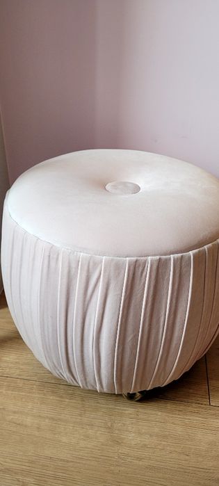 HOME&YOU  piękny PUF pudrowy róż Mela