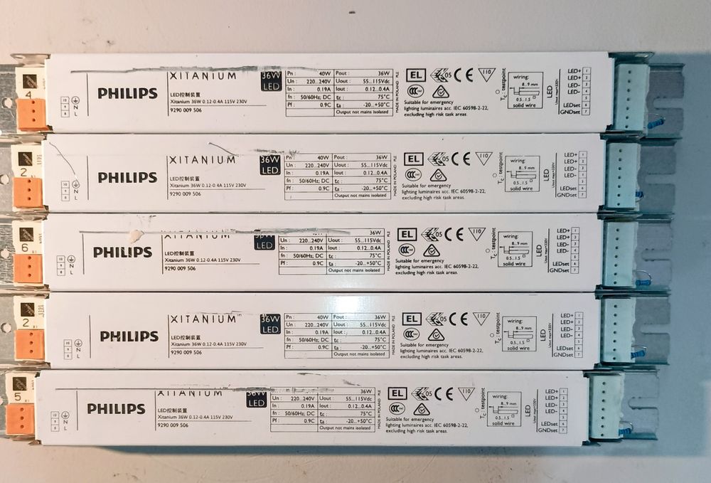 Zasilacz impulsowy PHILIPS XITANIUM 36 W LED