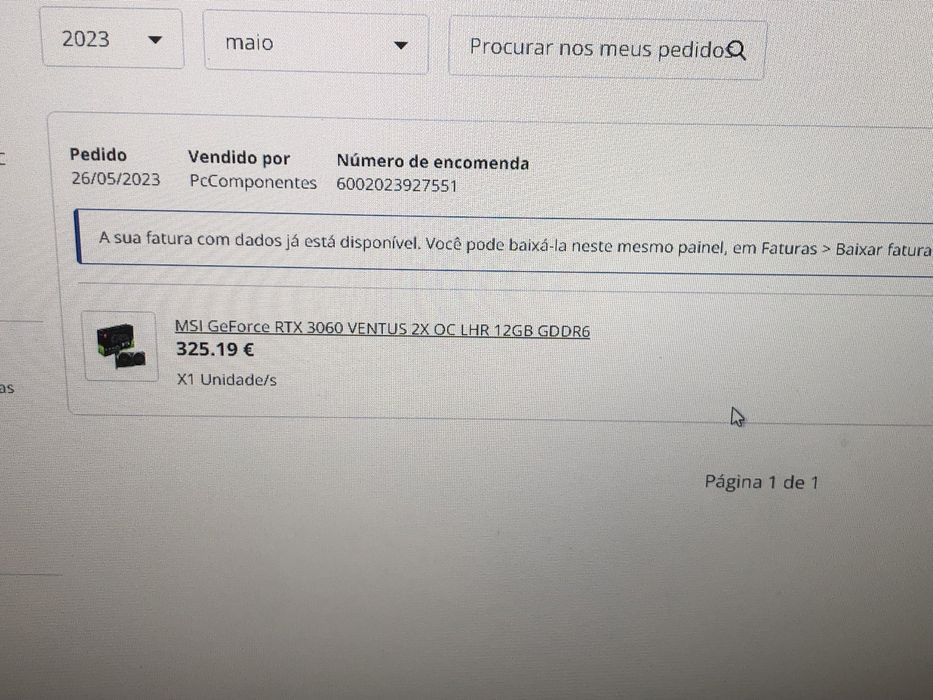 RTX 3060 12GB MSI Ventus 2X64751541321729122