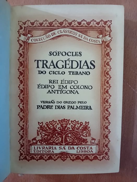 Sófocles Tragedias do Ciclo Tebano