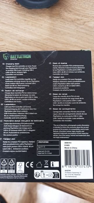 Ładowarka do PS4, nowa