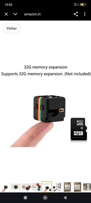 Mini Câmera Sansnail SQ11 Full HD 1080P