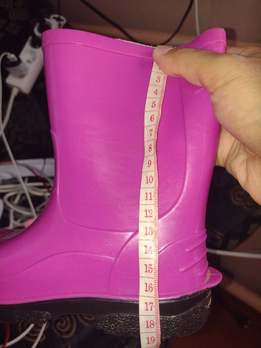 Гумові дитячі чоботи для дівчинки