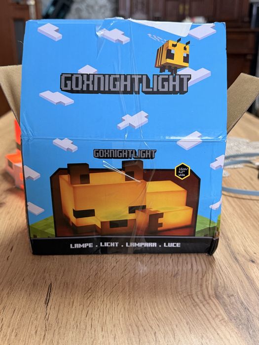 Lampka nocna Minecraft lis Goxnightlight LE