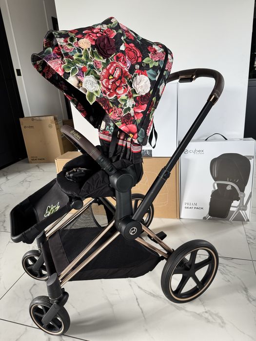 Wózek Cybex Priam 2.0 , jak nowy! Mega zestaw!