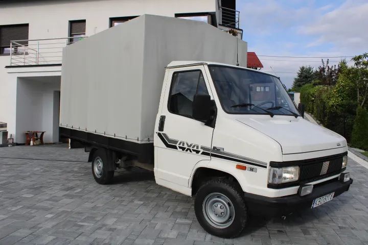 Fiat DUCATO 4x4 ŁADNY 2.0 BENZYNA NAPĘD 4x4 PEŁNY ORYGINAŁ ZERO RDZY MAŁY PRZEBIEG  145Tyś_UNIKAT_Jedyny Taki w POLSCE_Stan WZÓR_Napęd 4x4_IDEALNY na ZIME