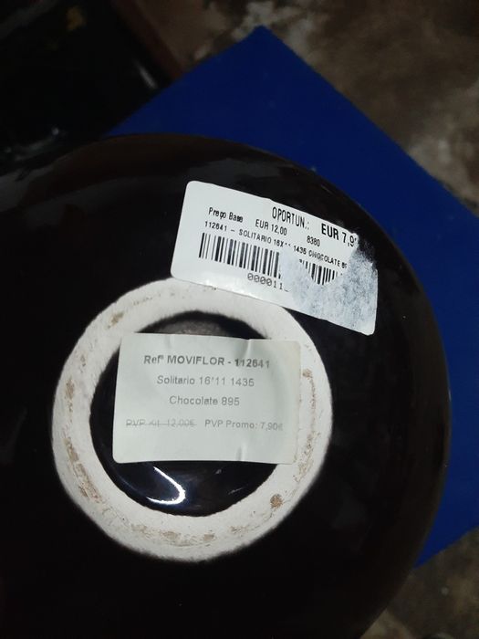 Solitario jarra/ recepiente loiça