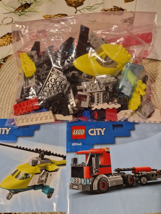 Lego city 60343 laweta i helikopter