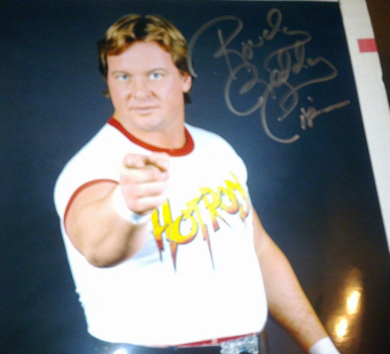 WWE Roddy Piper foto autografada