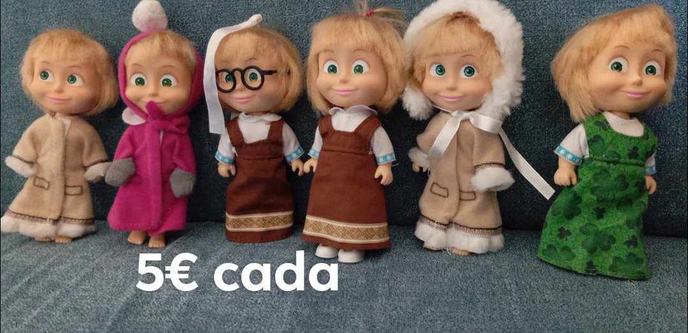 Várias Masha e o urso...