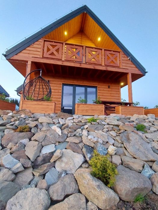 Domek domki w górach Lasówka Zieleniec Góry Sudety nocleg wakacje  SPA