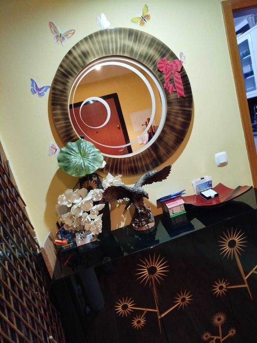 Sapateira com espelho