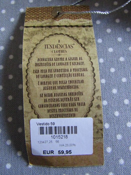 Vestido Tendências Clothes Novo c/ Etiqueta